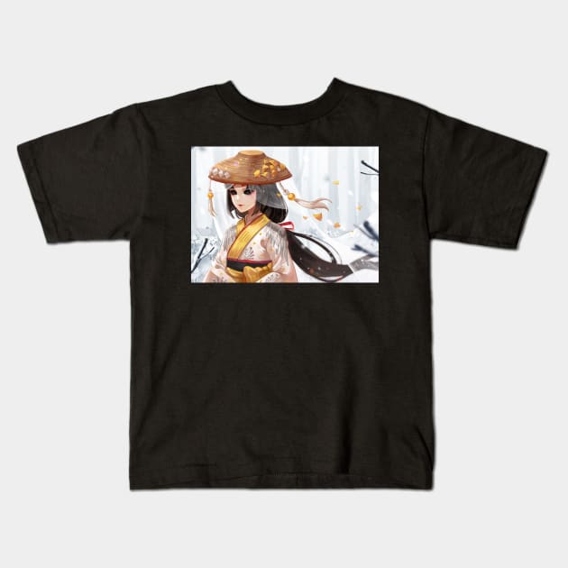 Geisha Kids T-Shirt by HanhChu